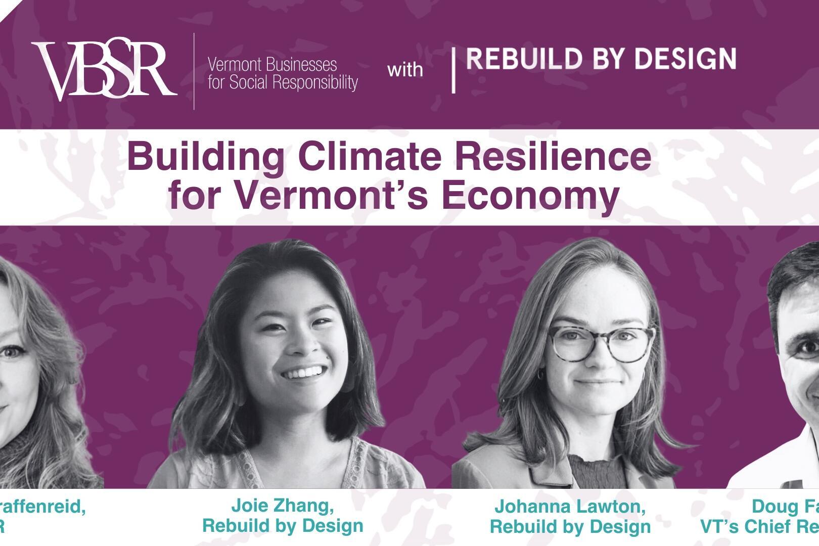 Building Climate Resilience for Vermont’s Economy — VBSR